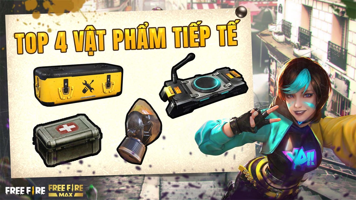 Free Fire: Top 4 vật phẩm tiếp tế không thể thiếu nếu muốn leo Huyền Thoại (Phần 1)