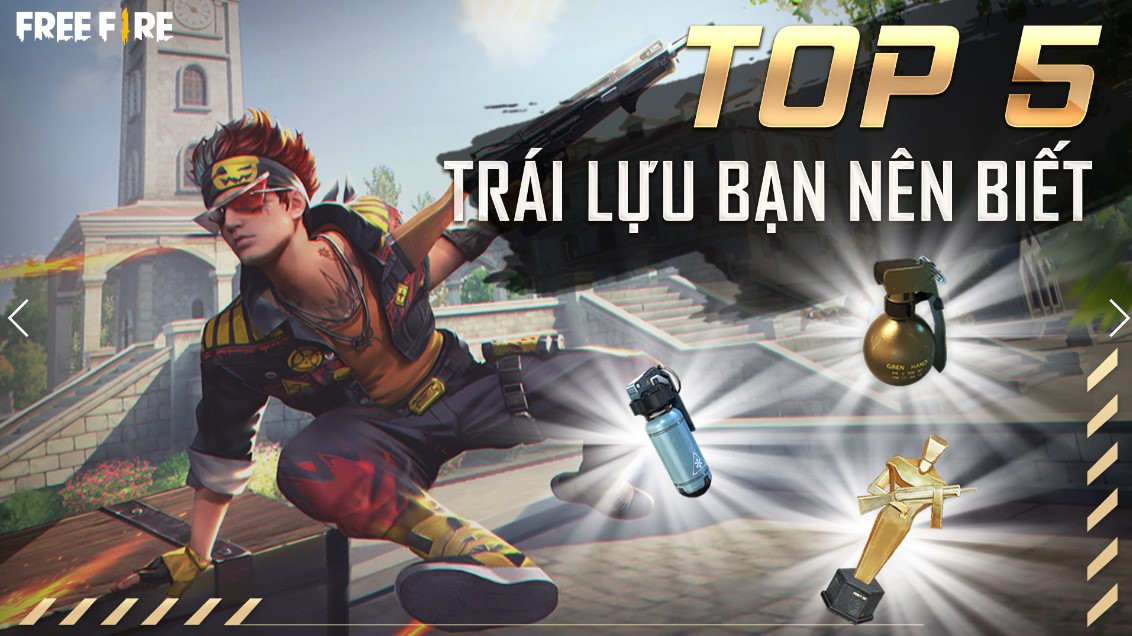 Free Fire: Top 5 loại lựu đạn mà newbie nhất định phải biết