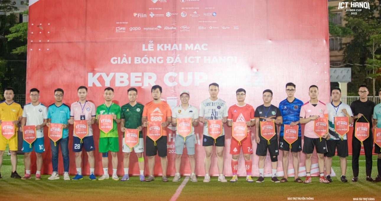 Khai mạc Giải bóng đá ICT Hà Nội - Kyber Cup 2022