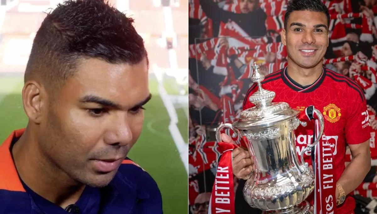 Casemiro tiết lộ lý do tặng huy chương FA Cup cho đồng đội