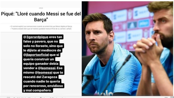 Bạn Messi tố Pique giả tạo, 'đâm sau lưng' Leo