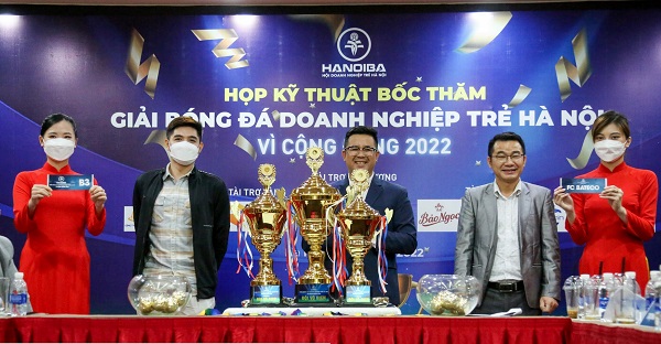 12 đội bóng tranh tài tại Giải bóng đá Doanh nghiệp trẻ Hà Nội “Vì cộng đồng” 2022