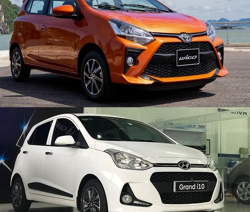 So sánh Toyota Wigo 2021 và Hyundai Grand i10 2021