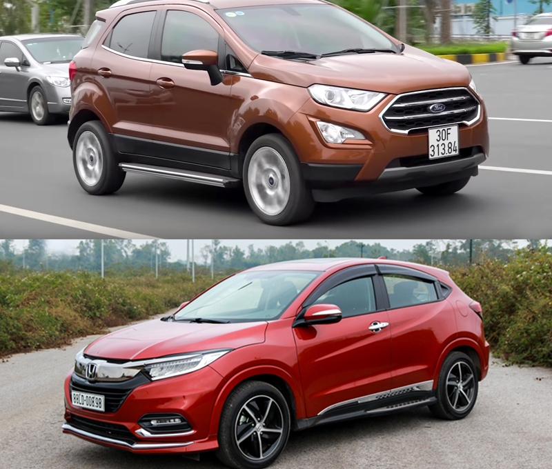 So sánh Ford EcoSport và Honda HR-V: SUV 5 chỗ nào tốt hơn