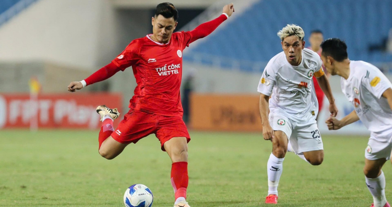 Hoà kịch tính Viettel, Bình Định thoát khỏi ngôi bét bảng V-League