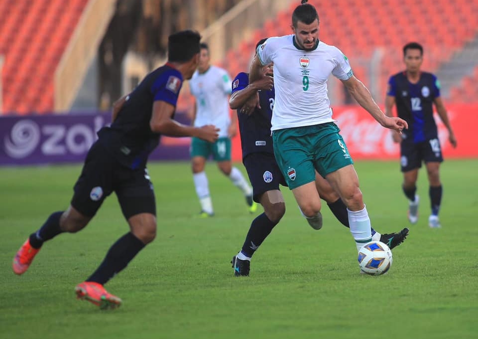 ĐT Iraq tạm chiếm ngôi đầu bảng sau chiến thắng trước đội bóng Đông Nam Á
