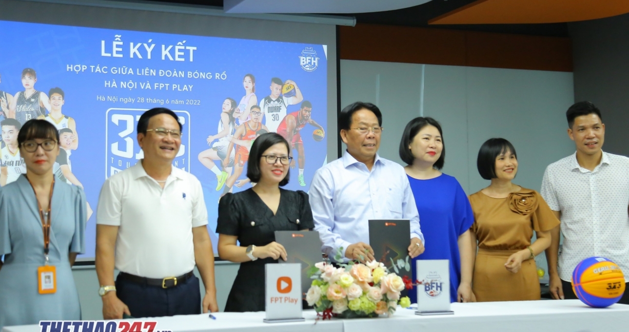 FPT Play ký hợp tác với LĐBR Hà Nội, đưa bóng rổ nước nhà lên tầm cao mới
