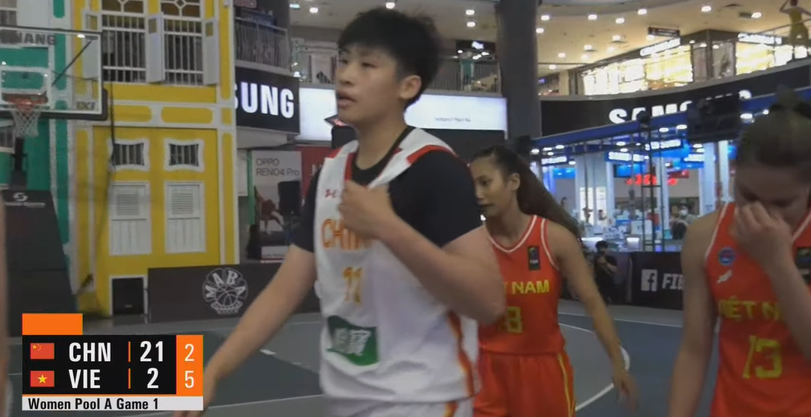 Trung Quốc 'hủy diệt' tuyển bóng rổ nữ U23 Việt Nam, tỷ số 21-2