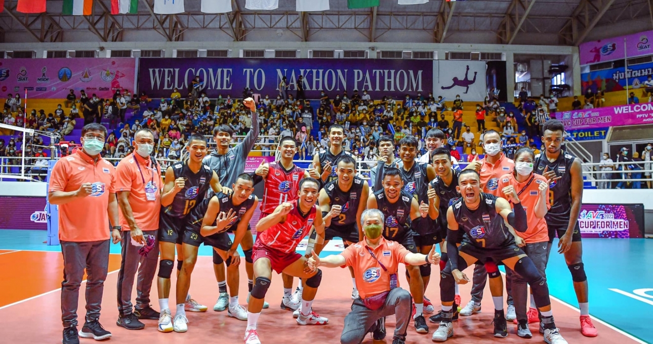 Thái Lan 'nhấn chìm' Hồng Kông tại Cúp bóng chuyền nam Châu Á 2022