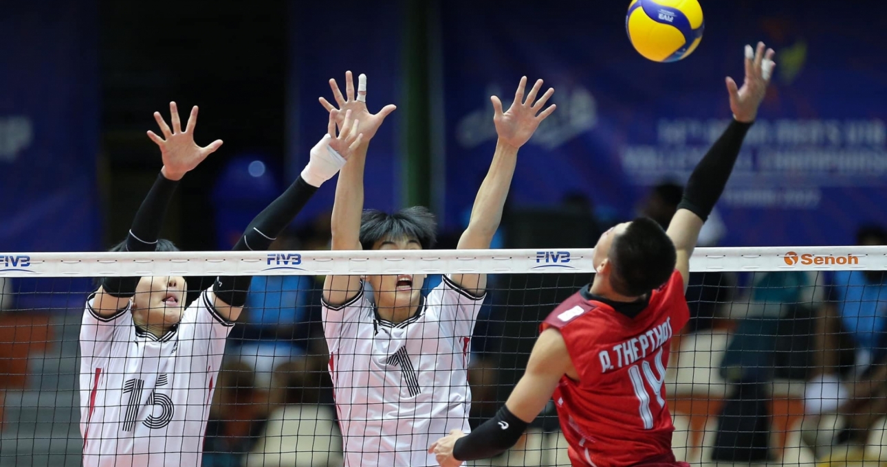 Thái Lan 'thua thảm' trước Hàn Quốc tại giải bóng chuyền nam U18 Châu Á