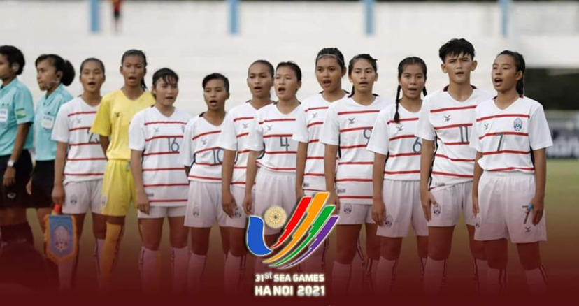 Bóng đá nữ Campuchia lần đầu dự SEA Games