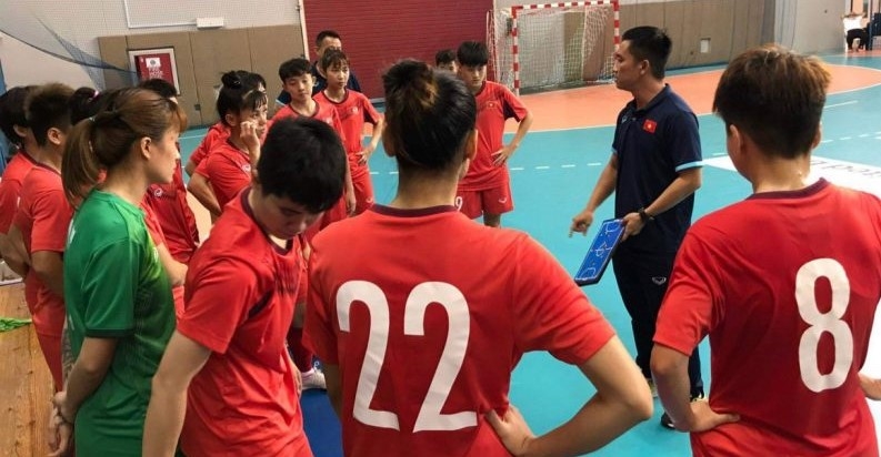 SEA Games 31: ĐT nữ futsal Việt Nam khép lại chuyến tập huấn tại Bahrain