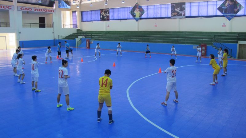 ĐT futsal nữ Việt Nam tích cực chuẩn bị cho SEA Games 31
