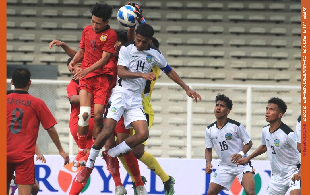 U19 Lào đánh bại Đông Timor ở giải U19 Đông Nam Á