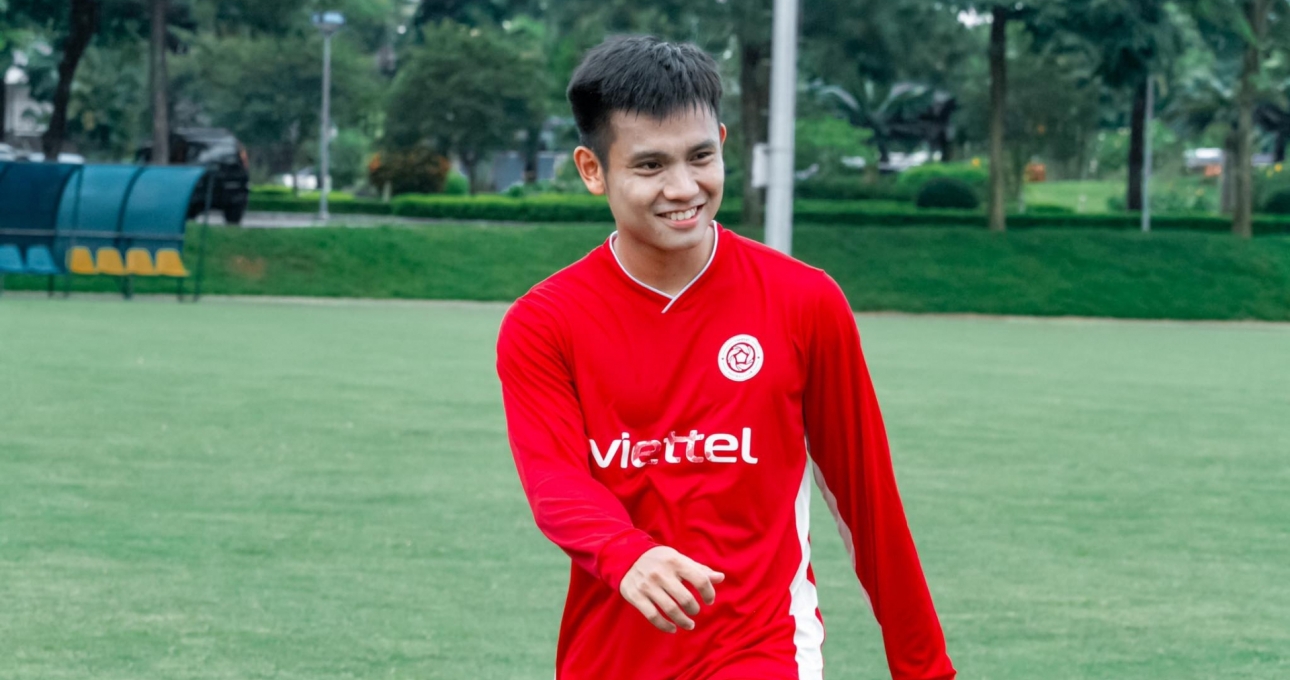 Tuyển thủ U23 VN Nguyễn Xuân Kiên: 'Viettel đặt mục tiêu tiến càng xa càng tốt ở AFC Cup'