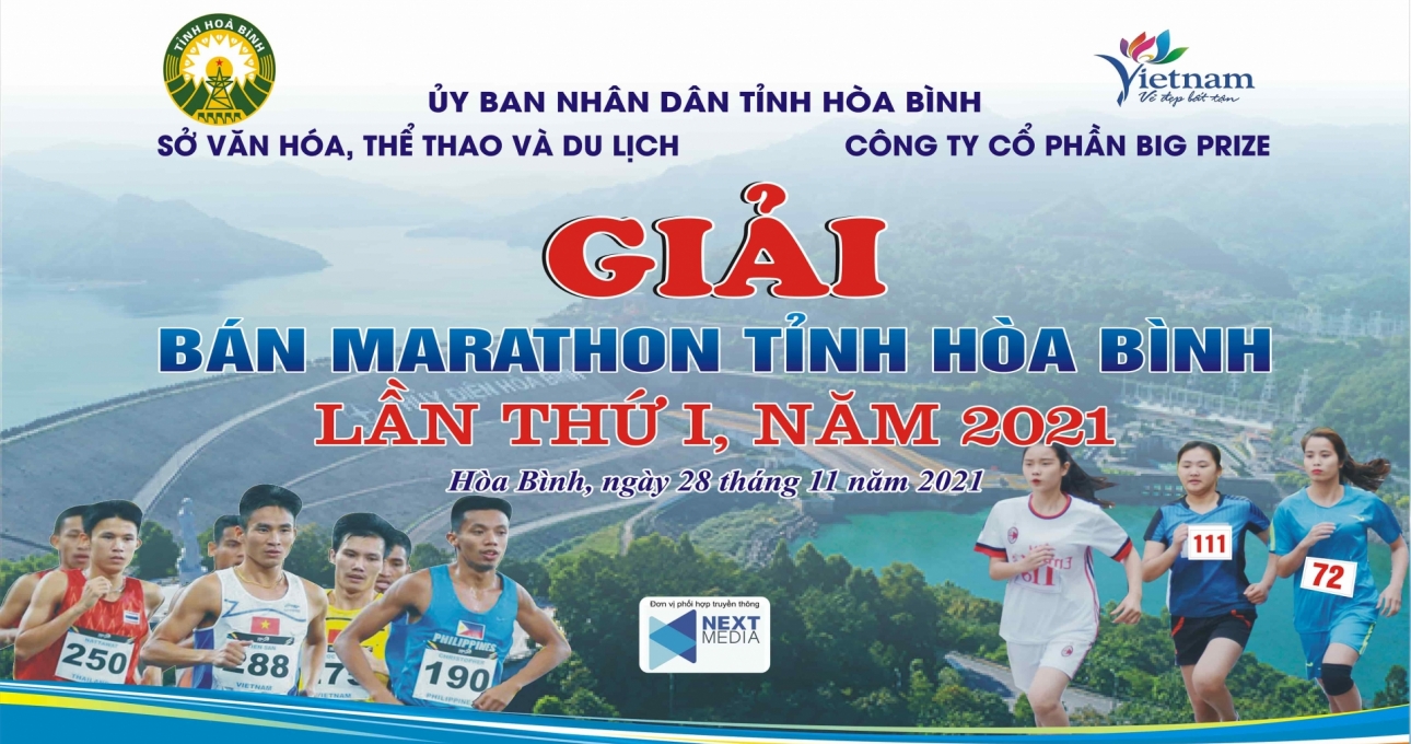 Hoà Bình tổ chức giải chạy bán Marathon trong trạng thái thích ứng an toàn