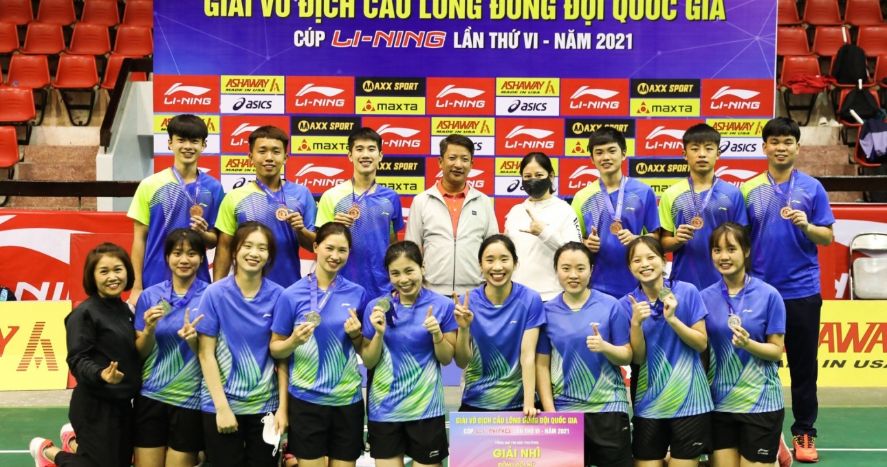 Kết quả 'bất ngờ' cho giải vô địch cầu lông đồng đội quốc gia cup Li-ning năm 2021