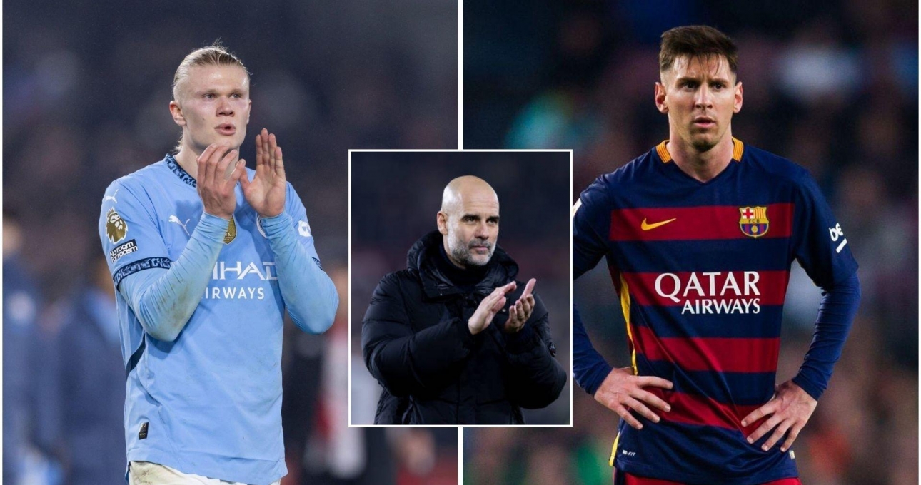 Guardiola chỉ ra điểm tương đồng giữa Haaland và Messi