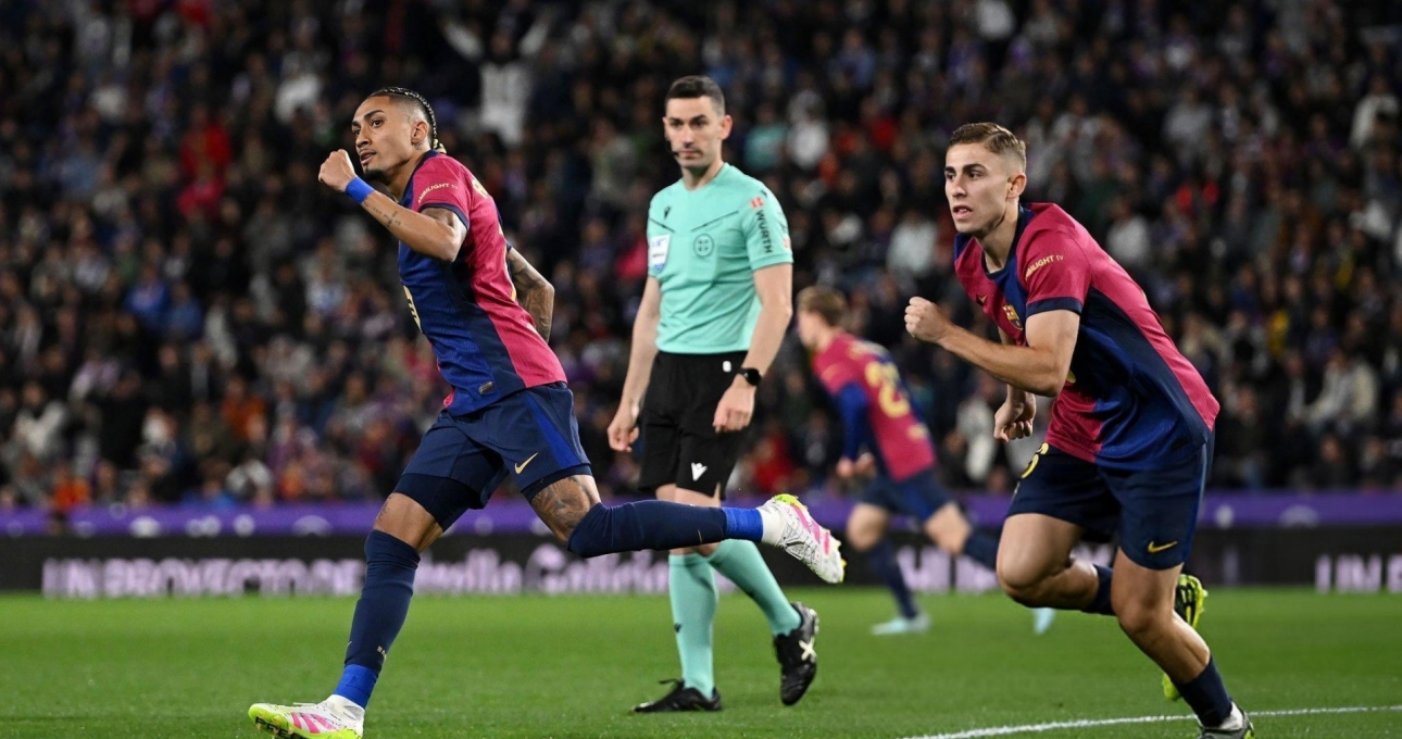 Thắng nhọc Valladolid, Barca tiến gần chức vô địch La Liga