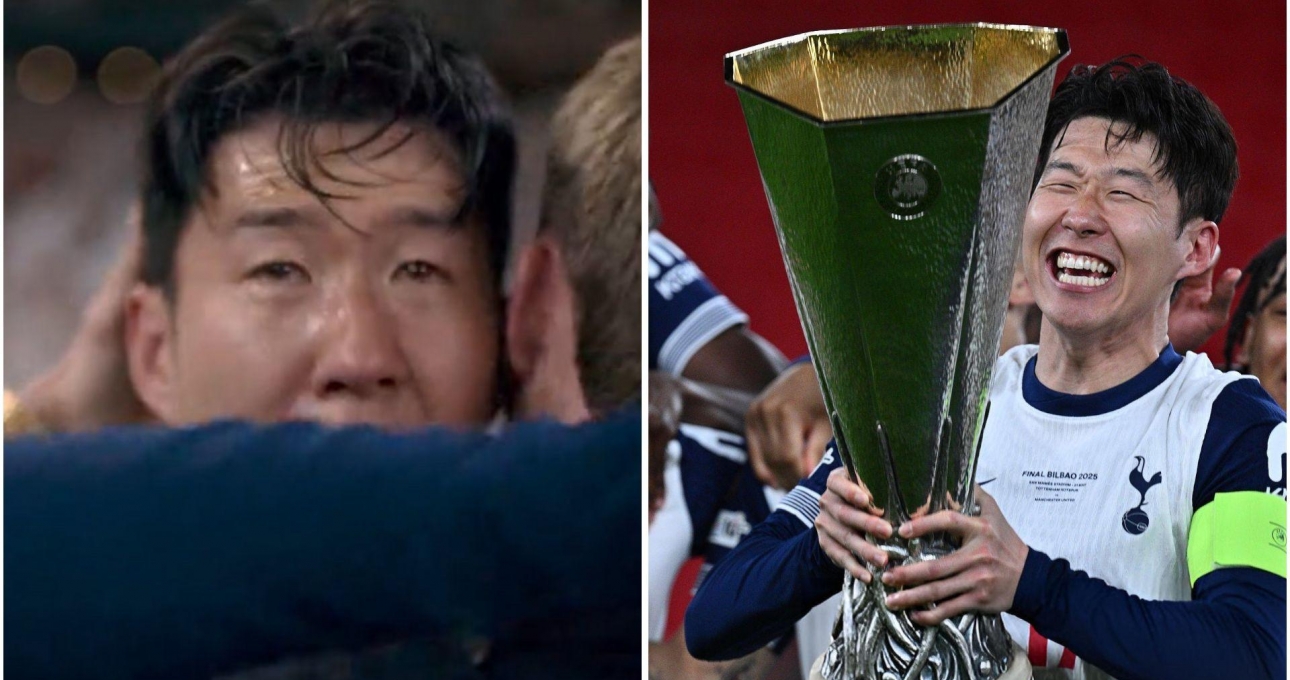 Son Heung-min khóc nức nở trong ngày vô địch Europa League
