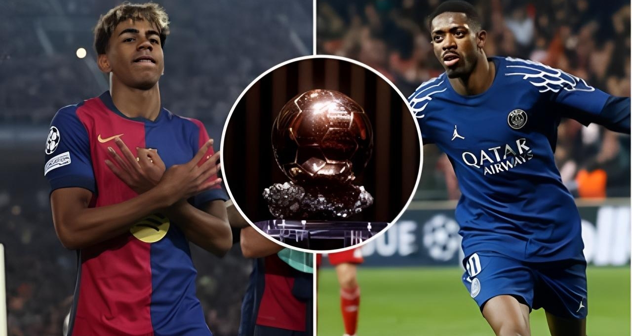 Dembele bị gạt khỏi cuộc đua Quả bóng vàng với Yamal