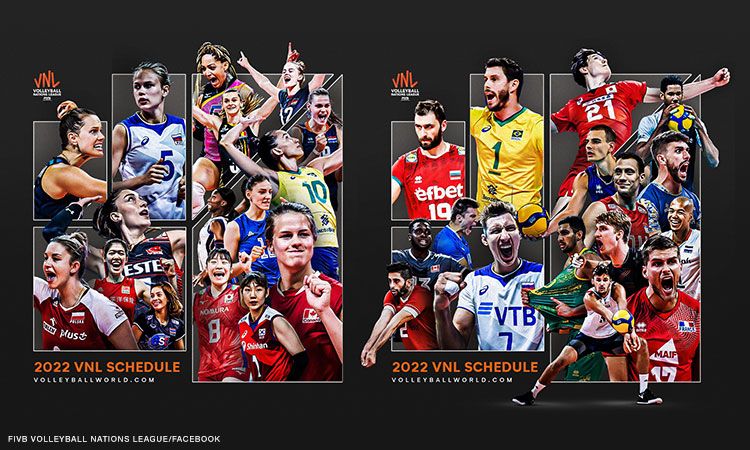 Lịch thi đấu tuần 1 giải bóng chuyền nam Volleyball Nations League 2022