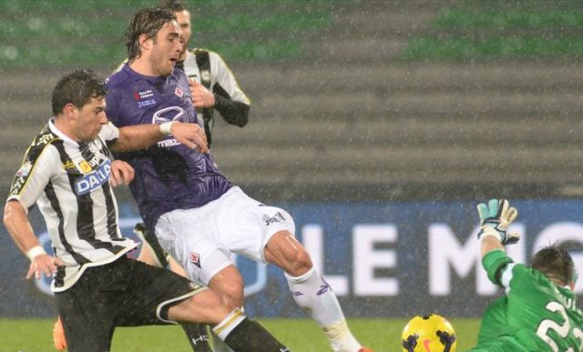 Video bàn thắng: Udinese 2-1 Fiorentina (Coppa Italia)