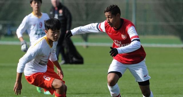 Những hình ảnh ĐT U19 Việt Nam đánh bại U19 Arsenal với tỷ số 3-0