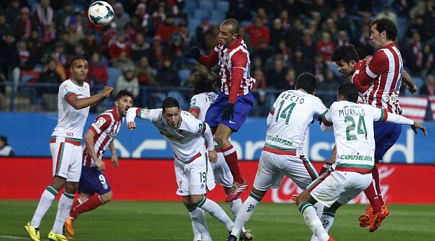 Video bàn thắng: Atletico 1-0 Granada (VĐQG Tây ban Nha 2013/14)