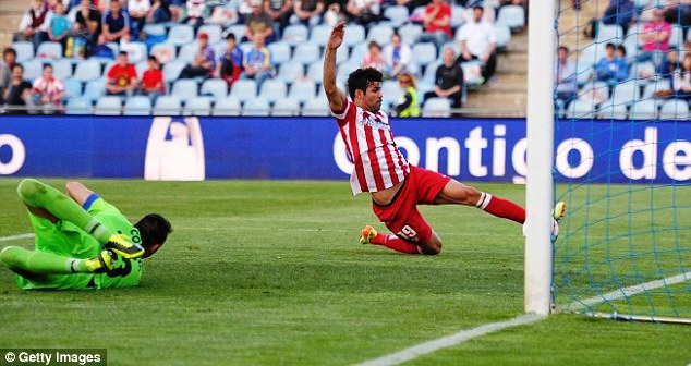 Getafe 0-2 Atletico: Ham ghi bàn, Diego Costa suýt gãy chân