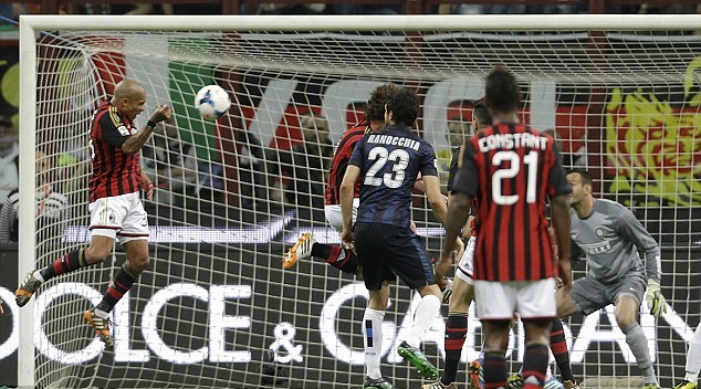 Video bàn thắng: Milan 1–0 Inter (VĐQG Italia 2013/14)