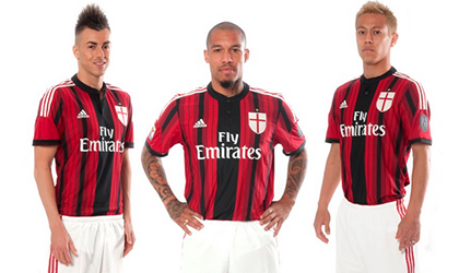 AC Milan trình làng áo đấu mùa giải 2014-2015: Bỏ biểu tượng truyền thống