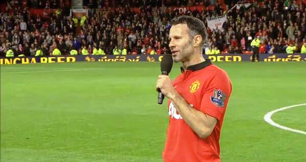 Ryan Giggs vừa khóc vừa nói sau chiến thắng của Man United