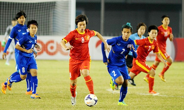 Video bàn thắng: Nữ Việt Nam 1-2 Nữ Thái Lan (Play-off World Cup 2015)