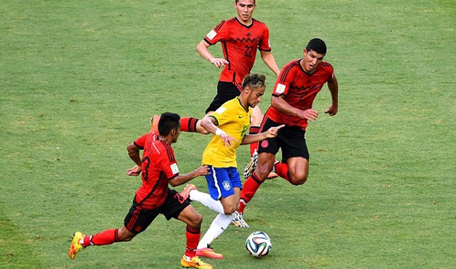 Video: Màn trình diễn ấn tượng của Neymar (Brazil vs Mexico)