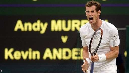 Wimbledon 2014: Thắng dễ Anderson, nhà vua Murray hùng dũng vào tứ kết