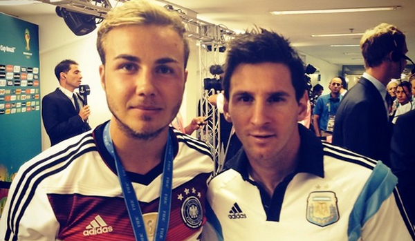 Mario Gotze gọi Messi là 'thiên tài'