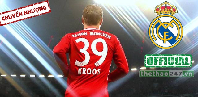 Chuyển Nhượng 17/7: Toni Kroos chính thức về Real