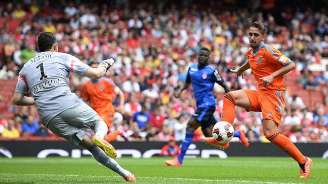 Video bàn thắng: Valencia 2-2 Monaco (Emirates Cup 2014)