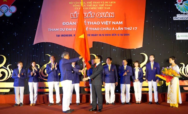 Đoàn Thể thao Việt Nam lên đường dự Asiad 17