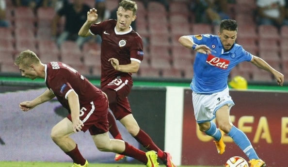 Video clip bàn thắng Napoli 3-1 Sparta Prague (Bảng I Europa League 2014/2015)