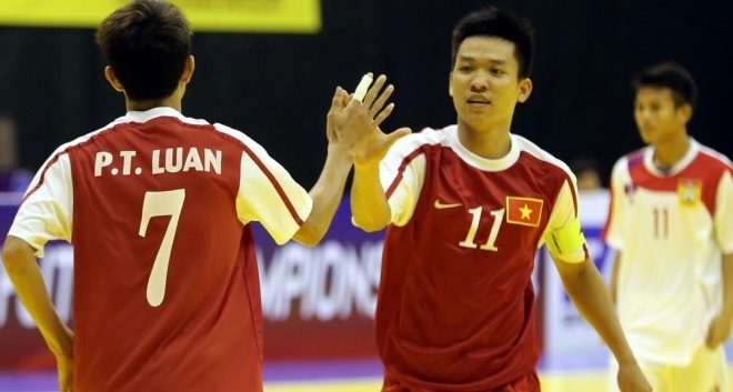 Futsal Việt Nam thắng Lào 18-0