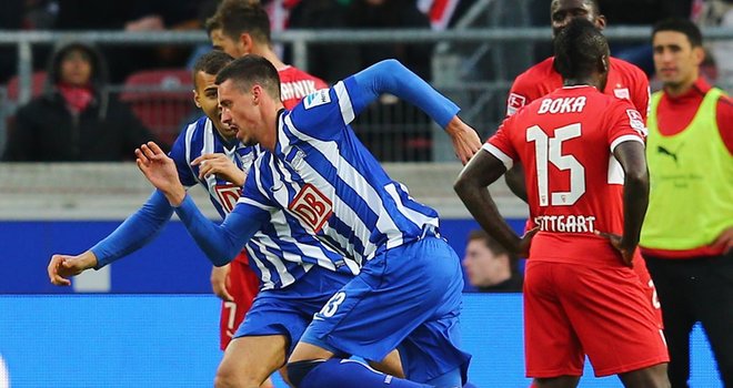 Video clip bàn thắng: Hertha Berlin 3 - 2 Stuttgart ( Vòng 7 - VĐQG Đức 2014/15)