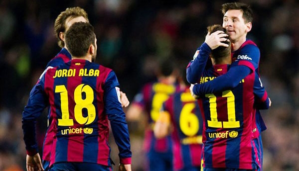 Messi lập hat-trick, Barca thắng hủy diệt trước Espanyol