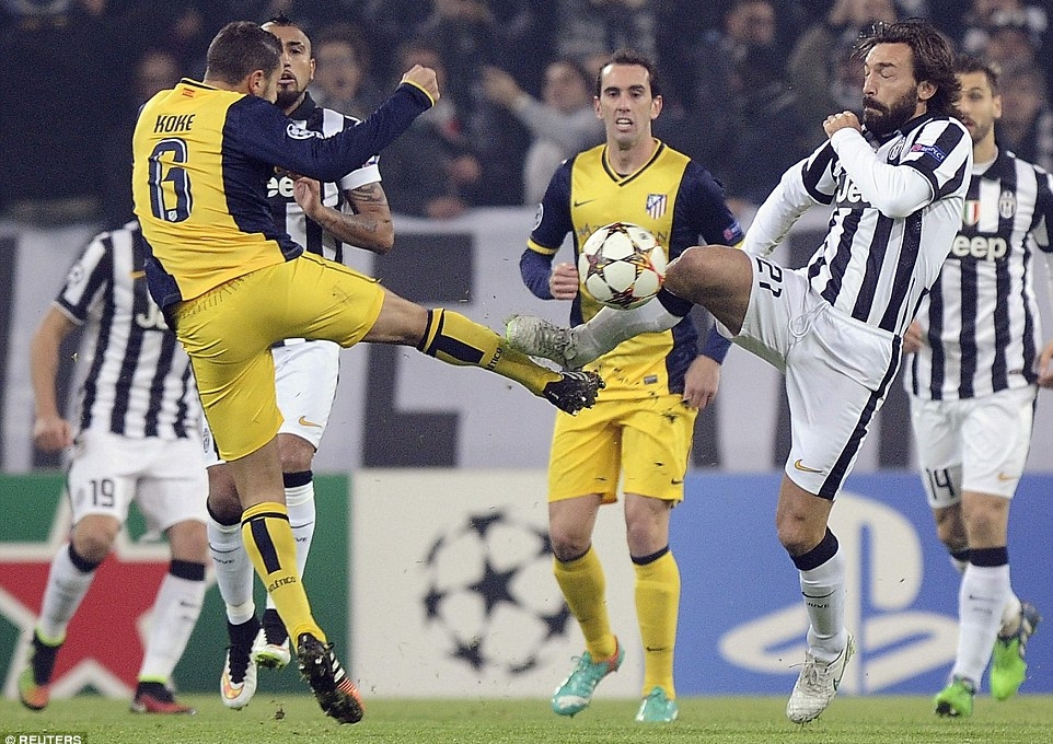 Video clip bàn thắng: Juventus vs Atletico Madrid- Bất phân thắng bại