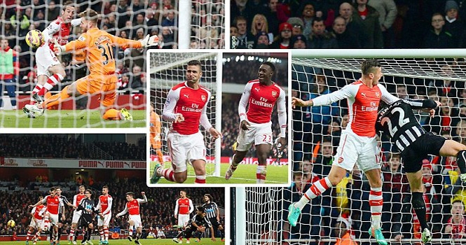 Arsenal 4-1 Newcastle: Pháo nổ liên hồi