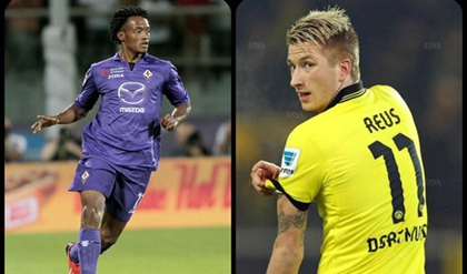 Chelsea ngắm nghía Marco Reus và Juan Cuadrado