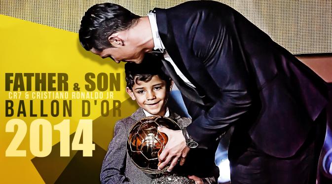 VIDEO: Ronaldo giới thiệu con trai với Messi