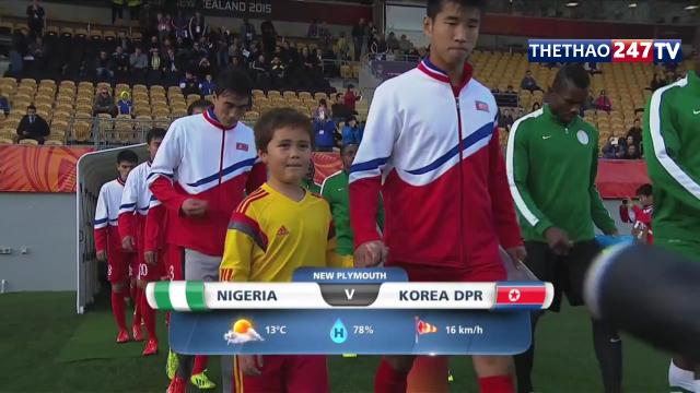 Video bàn thắng: Nigeria 4-0 CHDCND Triều Tiên (U20 FIFA World Cup 2015)