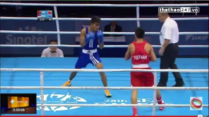 Video SEA Games 28: Bán kết Boxing nam hạng cân 60kg - Nguyễn Văn Hải